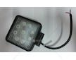 LED pracovní světlo 27W, 12/24V, 9x3W hranatá 109x109mm
