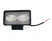 LED pracovní světlo 2x10W, 12-36V, 110x80x46mm, hliník