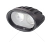 LED Pracovní světlo 2x10W LED 20W 10-30V oválné, velké LED čočky