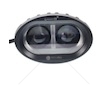 LED Pracovní světlo 2x10W LED 20W 10-30V oválné, velké LED čočky