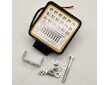 LED pracovní světlo 42 LED 42x3W dálkové+rozptylové 126W 107x107x20