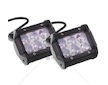LED pracovní světlo 6 LED 2-řady - sada 2ks