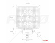 LED pracovní světlo AWL03 9 LED FLOOD 9-60V