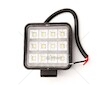 LED pracovní světlomet 12LED 12W čtverec 12/24 V s vypínačem