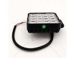 LED pracovní světlomet 16LED 16W čtverec 12/24V s vypínačem