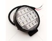 LED pracovní světlomet 16LED 16W kulatý 12/24V s vypínačem