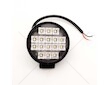 LED pracovní světlomet 16LED 16W kulatý 12/24V s vypínačem