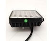 LED pracovní světlomet 30LED 30W čtverec 12/24V s vypínačem
