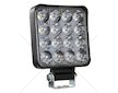 LED prostorové světlo 12/24V, 16xLED, čtvercové MAR-POL
