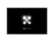 LED prostorové světlo 4xLED+1xLED s konvexní čočkou