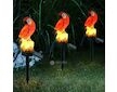 LED solární dekorativní zahradní osvětlení PAPOUŠEK ARA