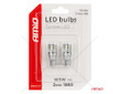 LED STANDARD BULBS T10 W5W 2x1860 SMD White 12V/24V AMIO-03719