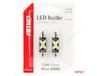 LED žárovka CANBUS 12SMD Festoon C5W 2016 41mm White 12/24V AMiO-04238