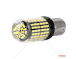 LED žárovka CANBUS BA15S P21W R10W R5W 600lm 144SMD Bílá 12V 24V AMiO-04473