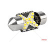 LED žárovky CANBUS 12SMD Festoon C5W 2016 31mm White 12/24V AMiO-04235