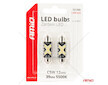LED žárovky CANBUS 12SMD Festoon C5W 2016 39mm White 12/24V AMiO-04237