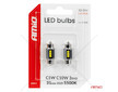 LED žárovky CANBUS 31mm 2525 3SMD White 12/24V AMIO-05006