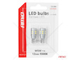 LED žárovky CANBUS T10 W5W 12 SMD 3030 Bílé 12V 24V AMiO-04243