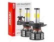 LED žárovky hlavního svícení COB 4Side H4 AMiO