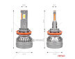 LED žárovky hlavního svícení HP Série H8/H9/H11/H16 Full Canbus AMiO-03677