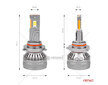 LED žárovky hlavního svícení HP Série HB3 9005/HIR1 9011/H10 Full Canbus AMiO-03678