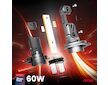 LED žárovky hlavního svícení Hybrid série H7 H18 6000K Canbus 60W AMIO-04115