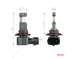 LED žárovky hlavního svícení Hybrid série HB3 HIR1 H10 6000K Canbus 60W AMIO-04117