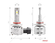 LED žárovky hlavního svícení X2 Series HB4 9006 AMiO