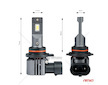 LED žárovky X4-series AVIATOR HIR2 9012 6500K max 44W AMIO-03768