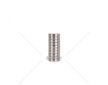 Magnet neodymový 8x2mm, kulatý 10ks GEKO