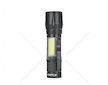 Mini taktická svítilna COB LED 10 W, 500 lm, 500 mAh - GEKO
