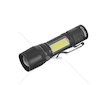 Mini taktická svítilna COB LED 10 W, 500 lm, 500 mAh - GEKO