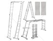 Multifunkční kloubový žebřík 4×4 příčky + podlážka - GEKO