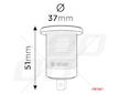 Nabíječka 2xUSB 12/24V MOD-03 AMiO-02853