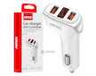 Nabíječka do auta 2x USB-A + tester napětí akumulátoru 3.1A 12/24V AMiO-03887