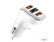 Nabíječka do auta 2x USB-A + tester napětí akumulátoru 3.1A 12/24V AMiO-03887