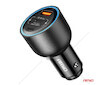 Nabíječka do auta 2x USB C port + USB A port 12/24V 95W AMiO-04372