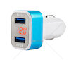 Nabíječka do auta 2x USB + voltmetr TEST-04 AMiO-01028