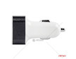 Nabíječka do auta 3x USB biela PCH-03 AMiO-01027