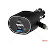 Nabíječka do auta Quick Charge s navíjecím kabelem AMiO-04176