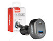 Nabíječka do auta Quick Charge s voltmetrem AMiO-04178