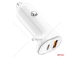 Nabíječka do auta USB-A+ USB-C 20W 12/24V AMiO-03875