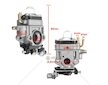 Náhradní karburátor do motorové kosy, malý otvor 10mm, 19-38ccm