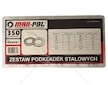 Ocelová podložka, sada 350ks MAR-POL