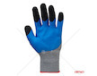 Ochranné rukavice polyesterové, potažené pěnou na 3/4 povrchu, velikost 8 (2 páry), třída 3131X – AMiO-04643