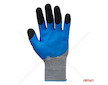 Ochranné rukavice polyesterové, potažené pěnou na 3/4 povrchu, velikost 9 (2 páry), třída 3131X – AMiO-04644