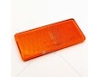 Odrazka oranžová 96x42 samolepící