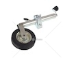 Opěrné kolečko pro přívěs KM-01 PROFI průměr 48mm 150kg + držák opěrného kolečka