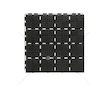 Plastová kazetová podlaha 400x400 mm 9 ks EASY SQUARE