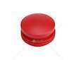 Plastová krytka na šrouby zápustná Ø 32 mm (Barva: Červená)